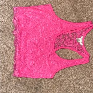 Bozzolo pink crop top